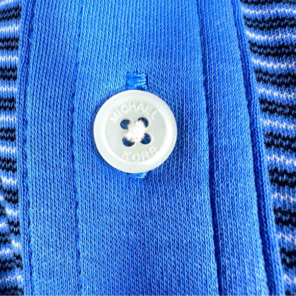 Michael Kors Striped Polo XL EUC - Picture 3 of 5